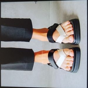 Alohas Decade Square Sandals Size 38 EU/ 7/7.5 US